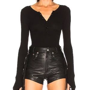 Rock & Republic Black Long Sleeve Henley